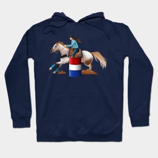 Appaloosa Barrel Racer - Equine Rampaige Hoodie